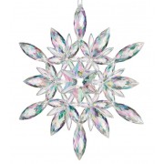 Iridescent Clear Snowflake